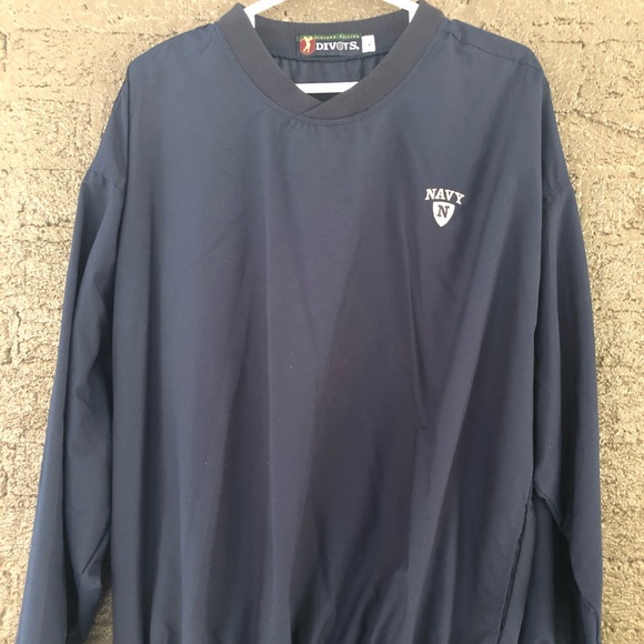 SOLD Vintage “Navy” Pullover Jacket - Picture 2 of 5